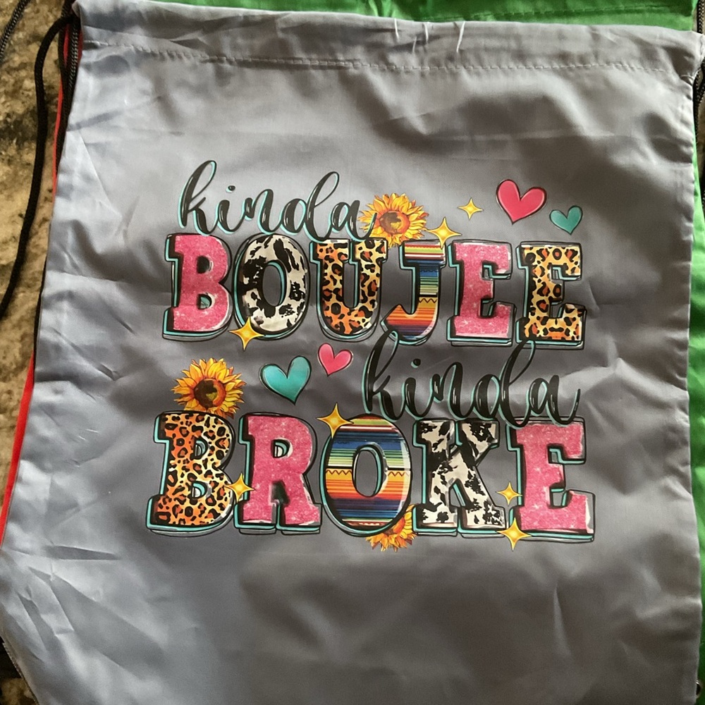 Source Unknown Camp Life Drawstring Backpack Set … - image 3